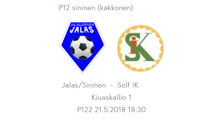 Jalkapallo P12 (2.div) ottelu Jalas - Solf IK