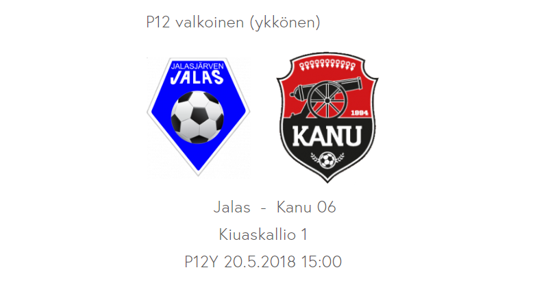 Jalkapallo P12 (1.div) ottelu Jalas - Kanu 06
