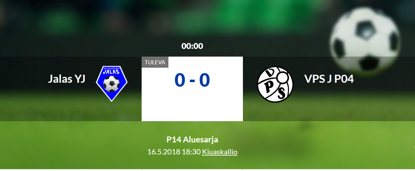 Jalkapallo P14 (aluesarja) ottelu Jalas - VPS J P04