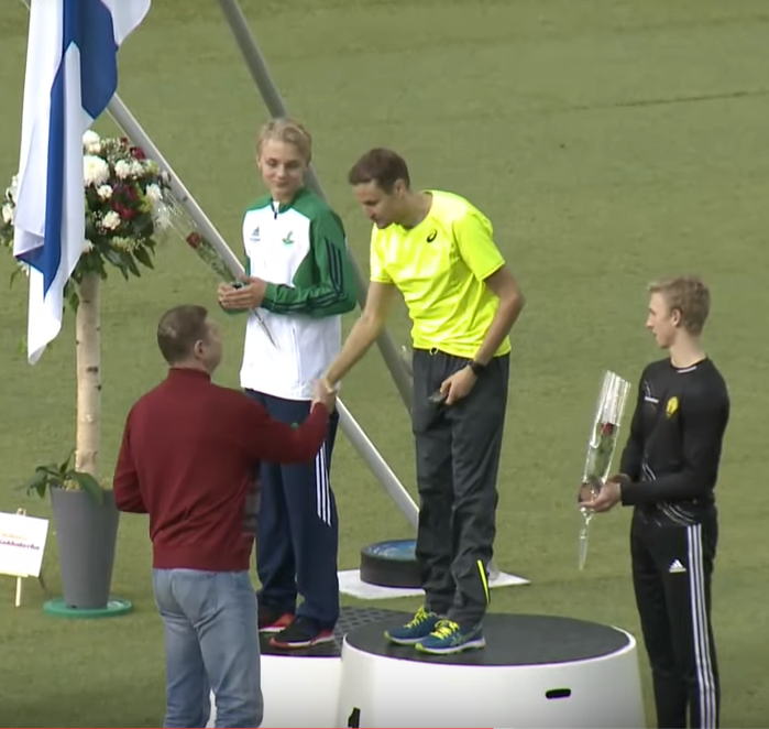 Jalaksen Jarkko Kinnunen 5000m ratakävelyn Suomen mestari 2019