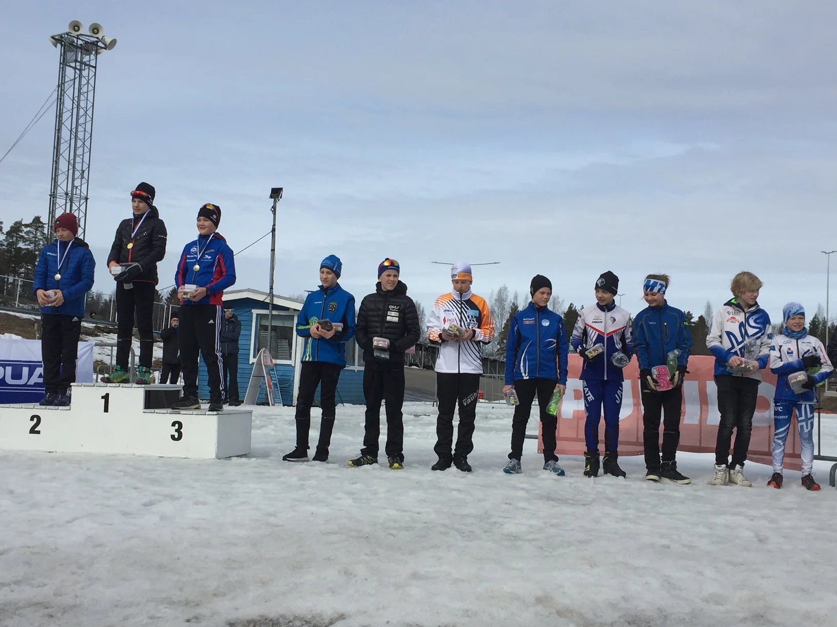 Jalaksen Arttu Viinamäki 8. ampumahiihdon SM-kisoissa sarjassa M13