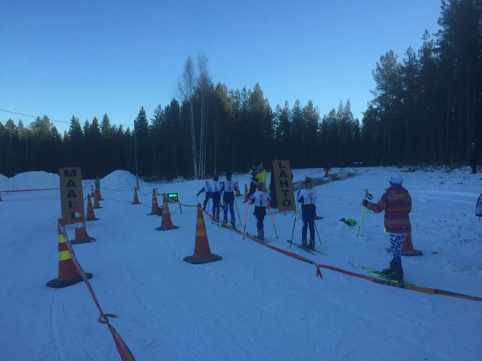 Jalas-hiihdot Kiuaskalliolla