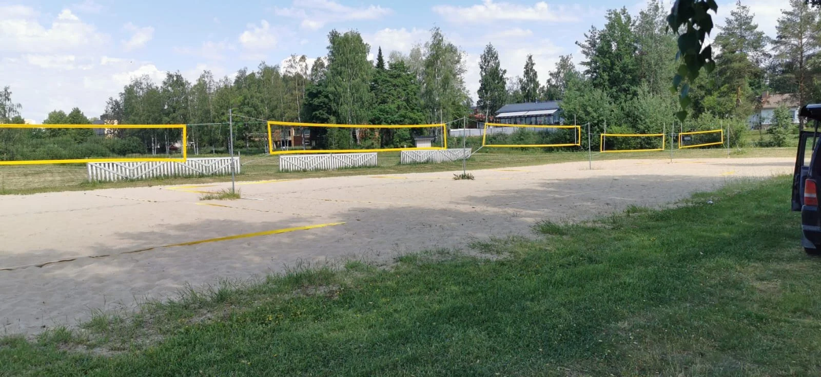 Jalas-Beach (entinen Aukusti-Beach)  lauantaina 25.7.2020 Lamminjärven biitsikentillä