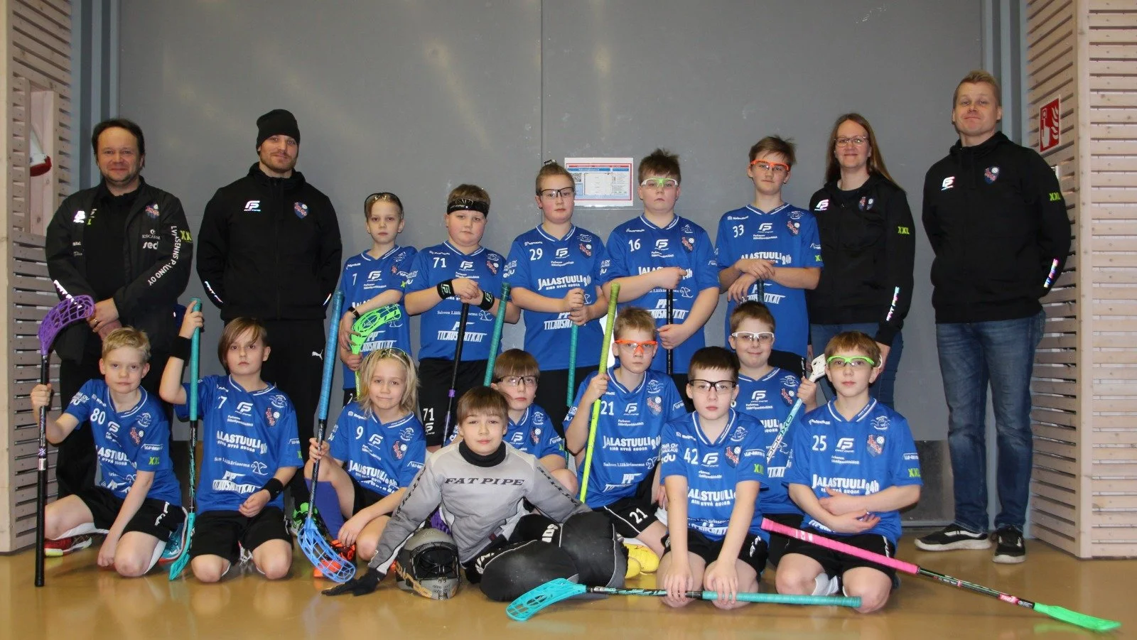 P12-joukkue Kokkolassa säbäkipinä-turnauksessa