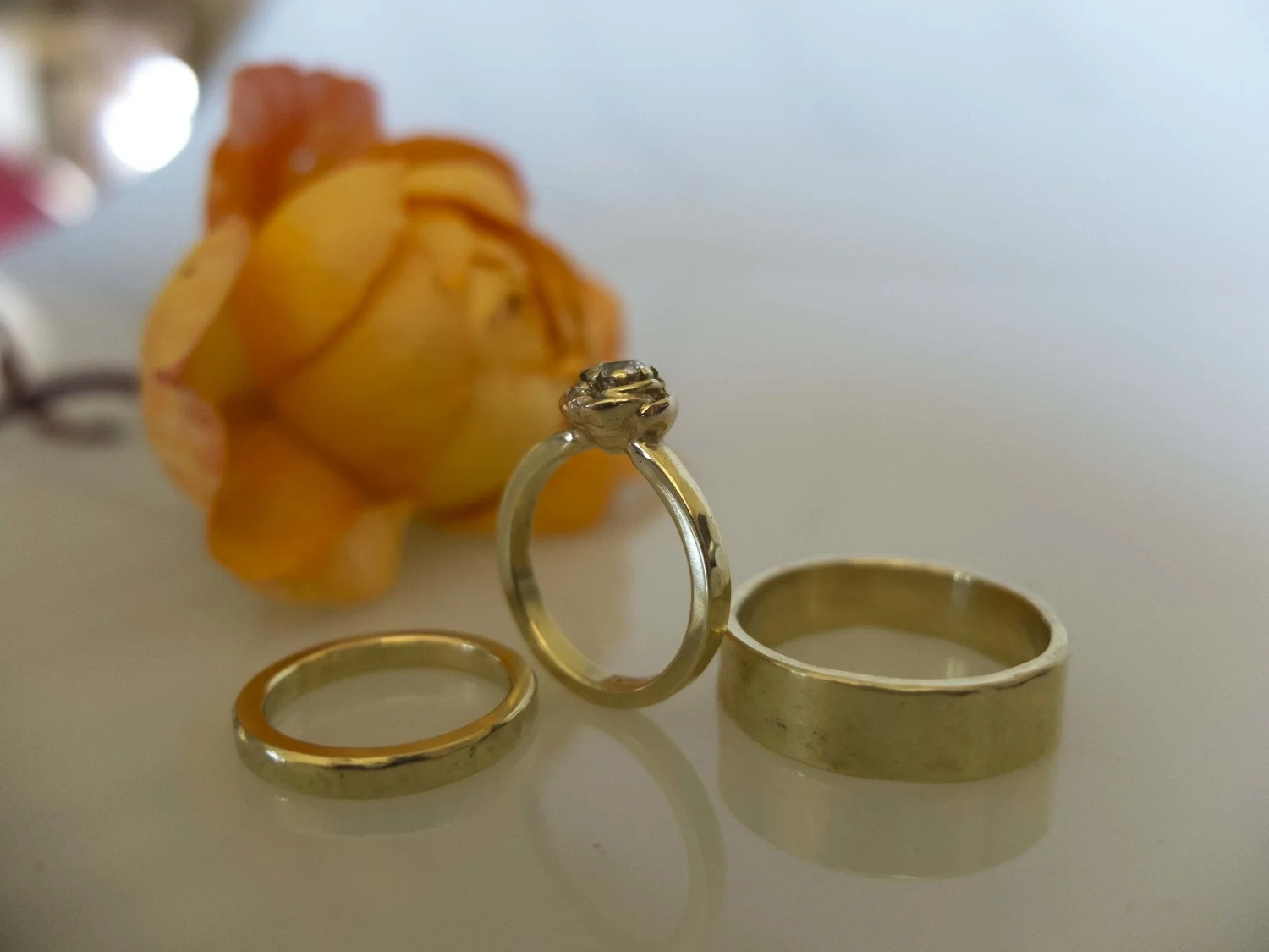 Rose Dimong and Gold Engagement Ring.jpg
