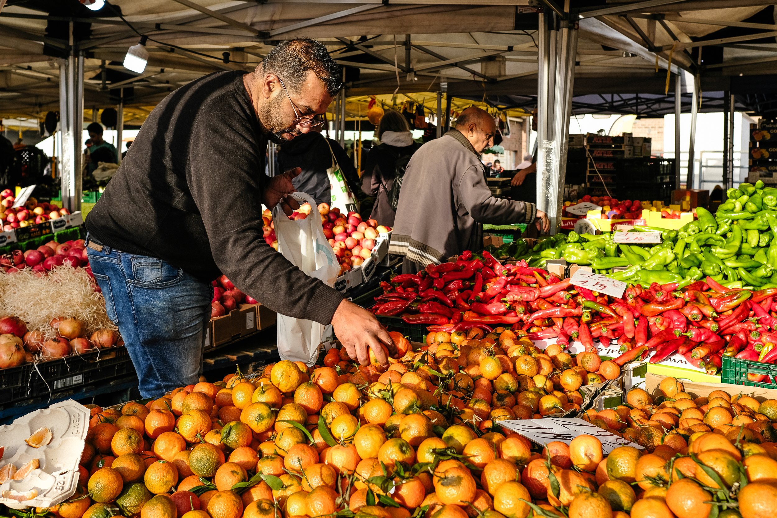 October 30, 2022 - Food market at Les Abattoirs d'Anderlecht