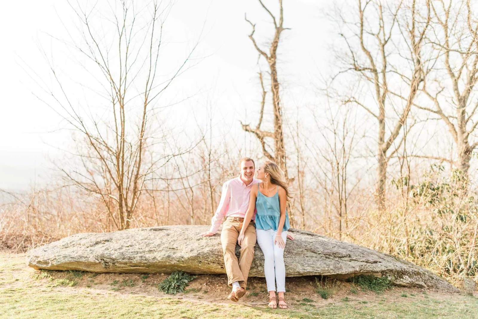 Sunset Mountain Engagement in North Carolina Morgan & Nathan Markie Walden Photography-3.jpg