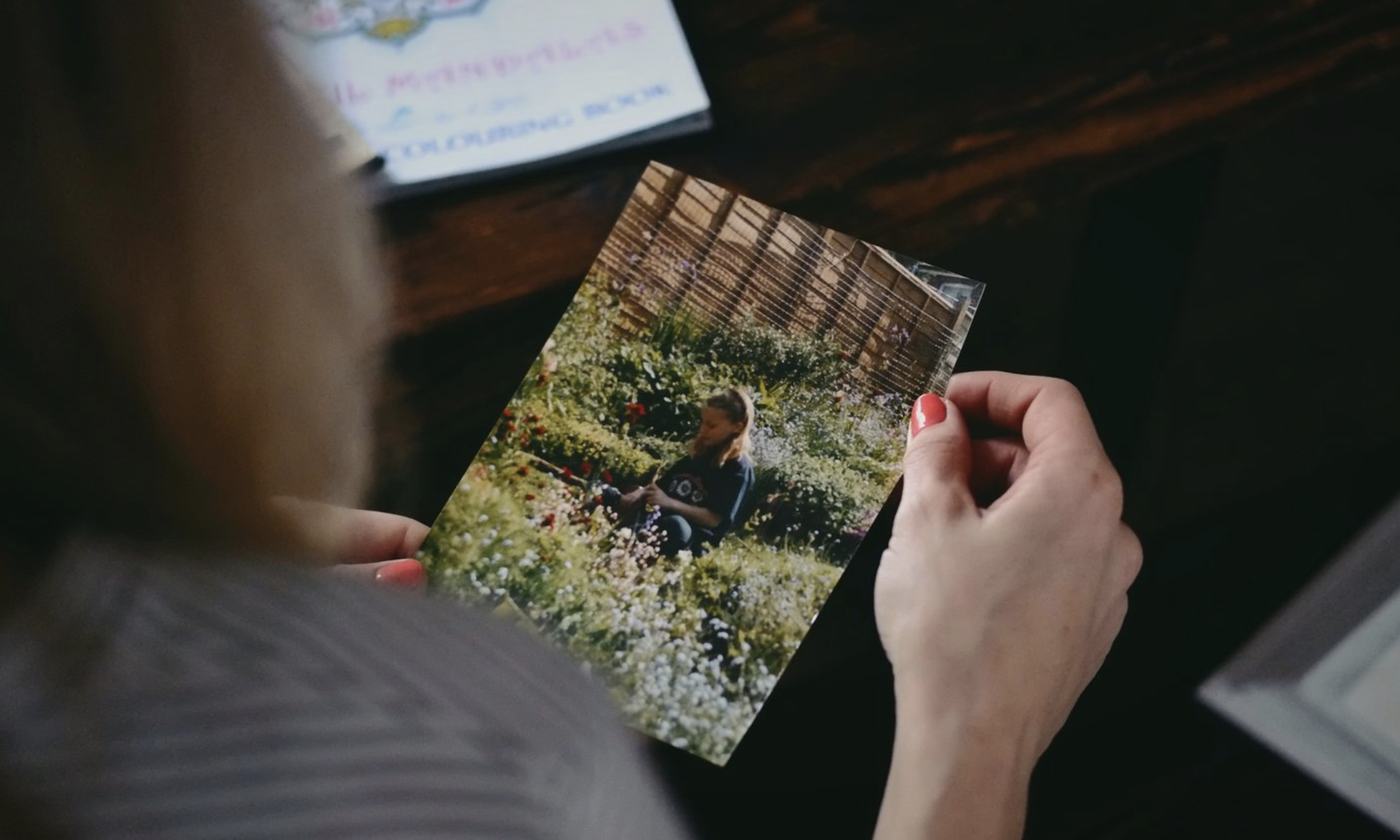 Peaceful image representing personal healing after childhood trauma and grief