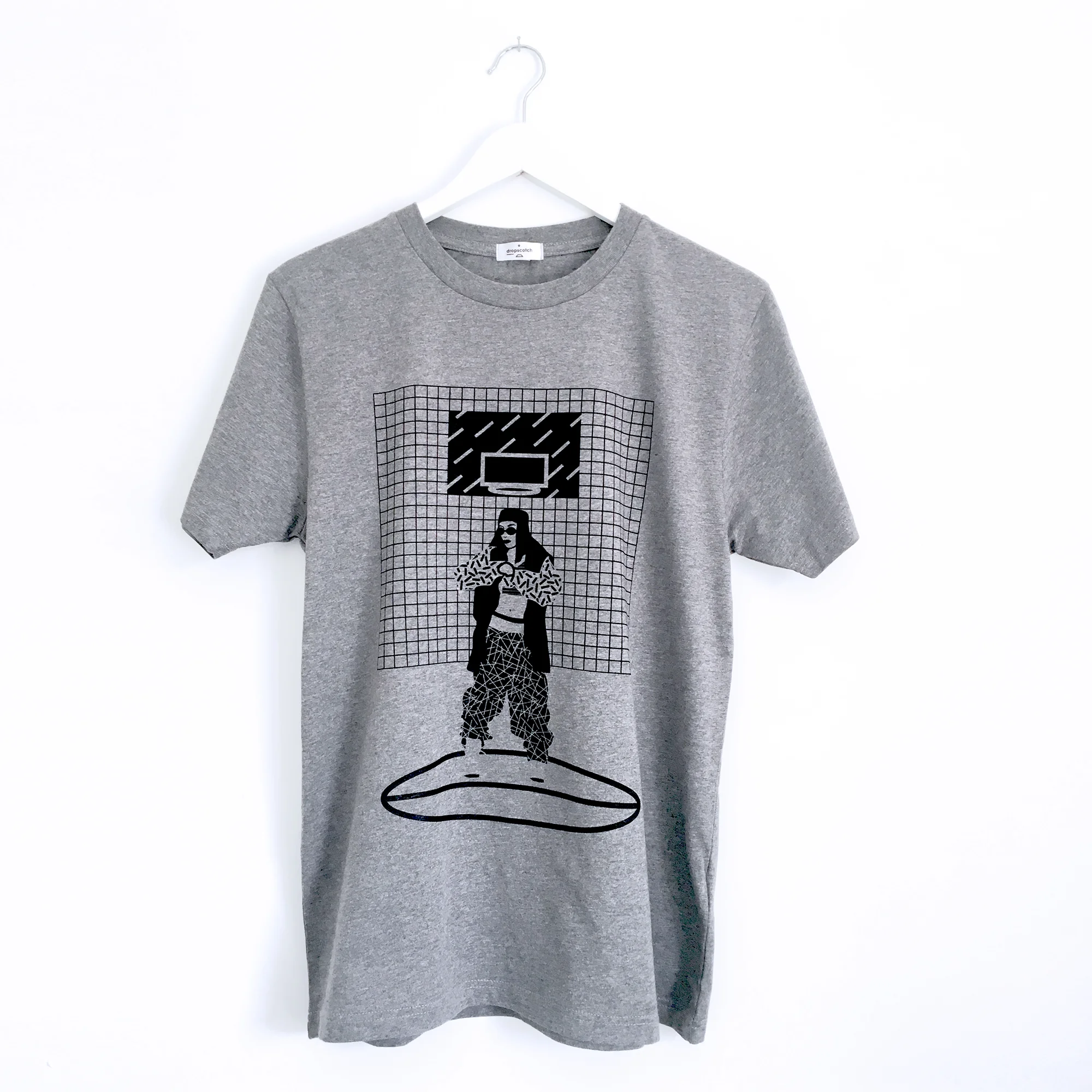 Aaliyah illustration t-shirt dropscotch