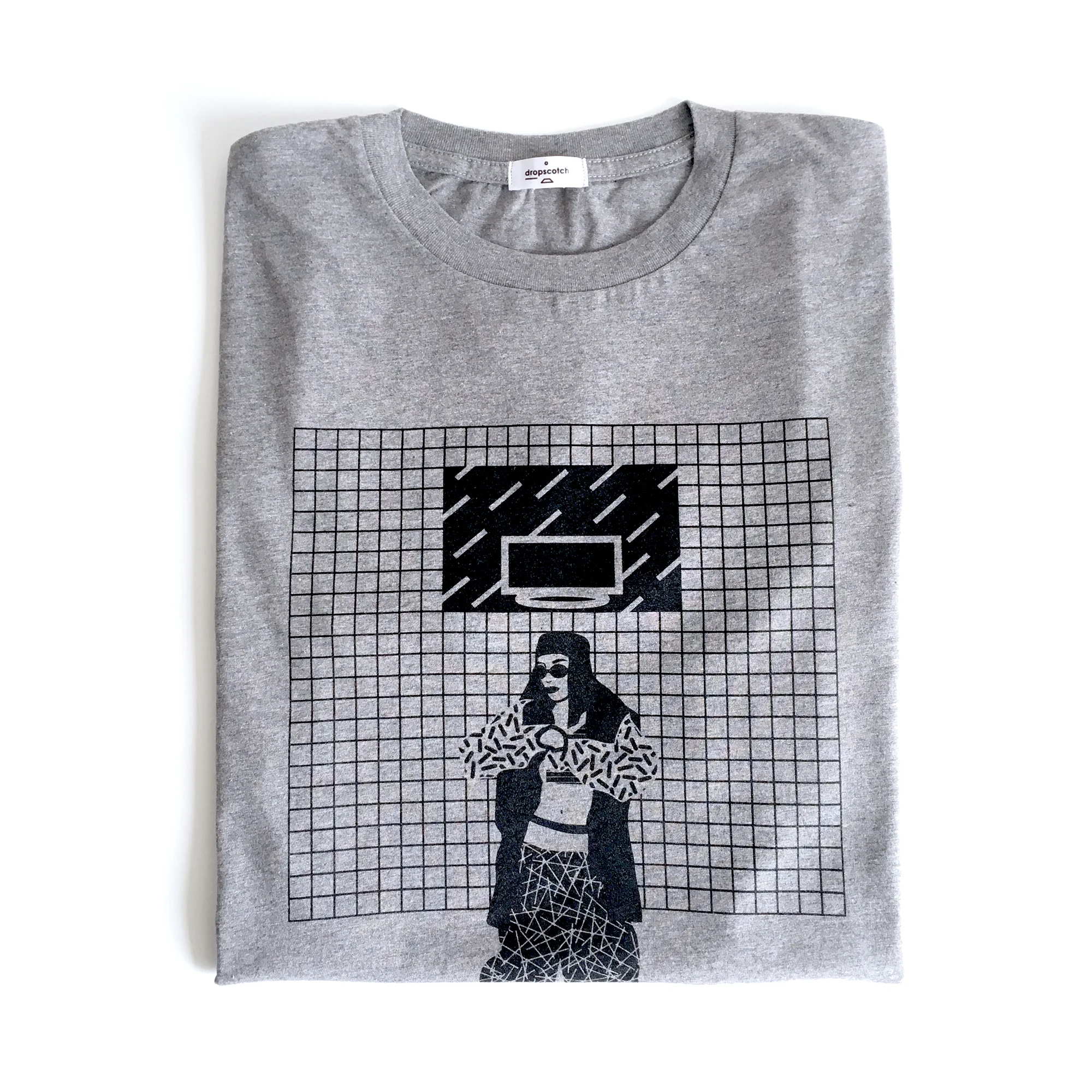 Aaliyah illustration t-shirt dropscotch