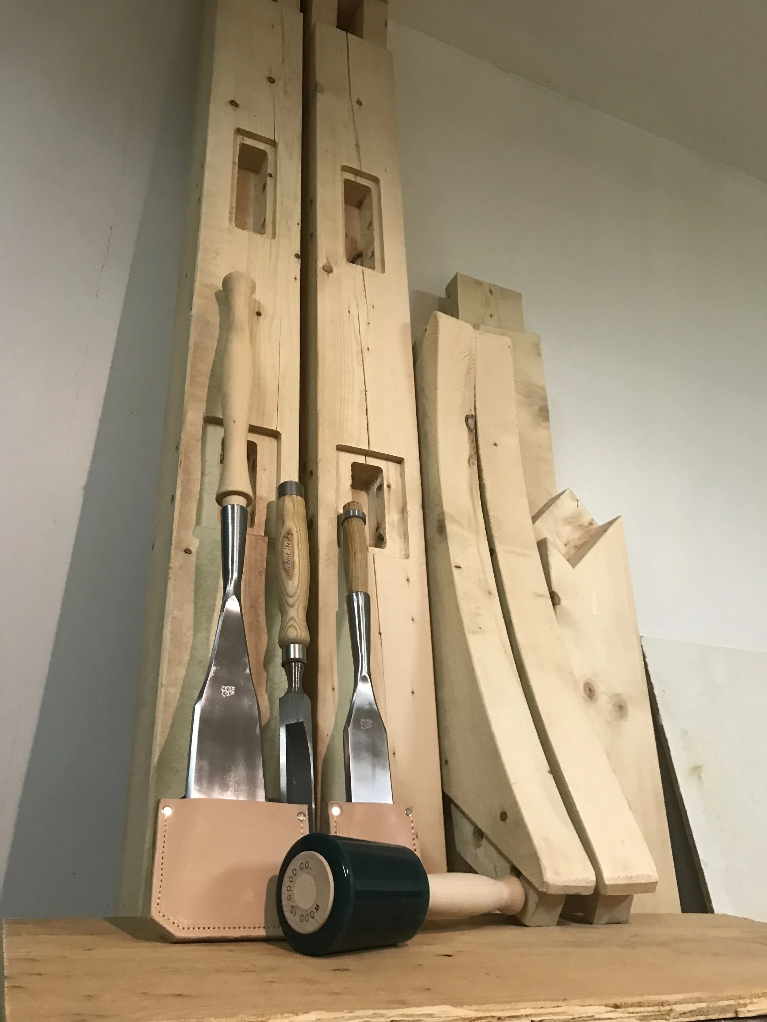 BarrTool Chisels - Big Timber Slick - Wood is good Mallet