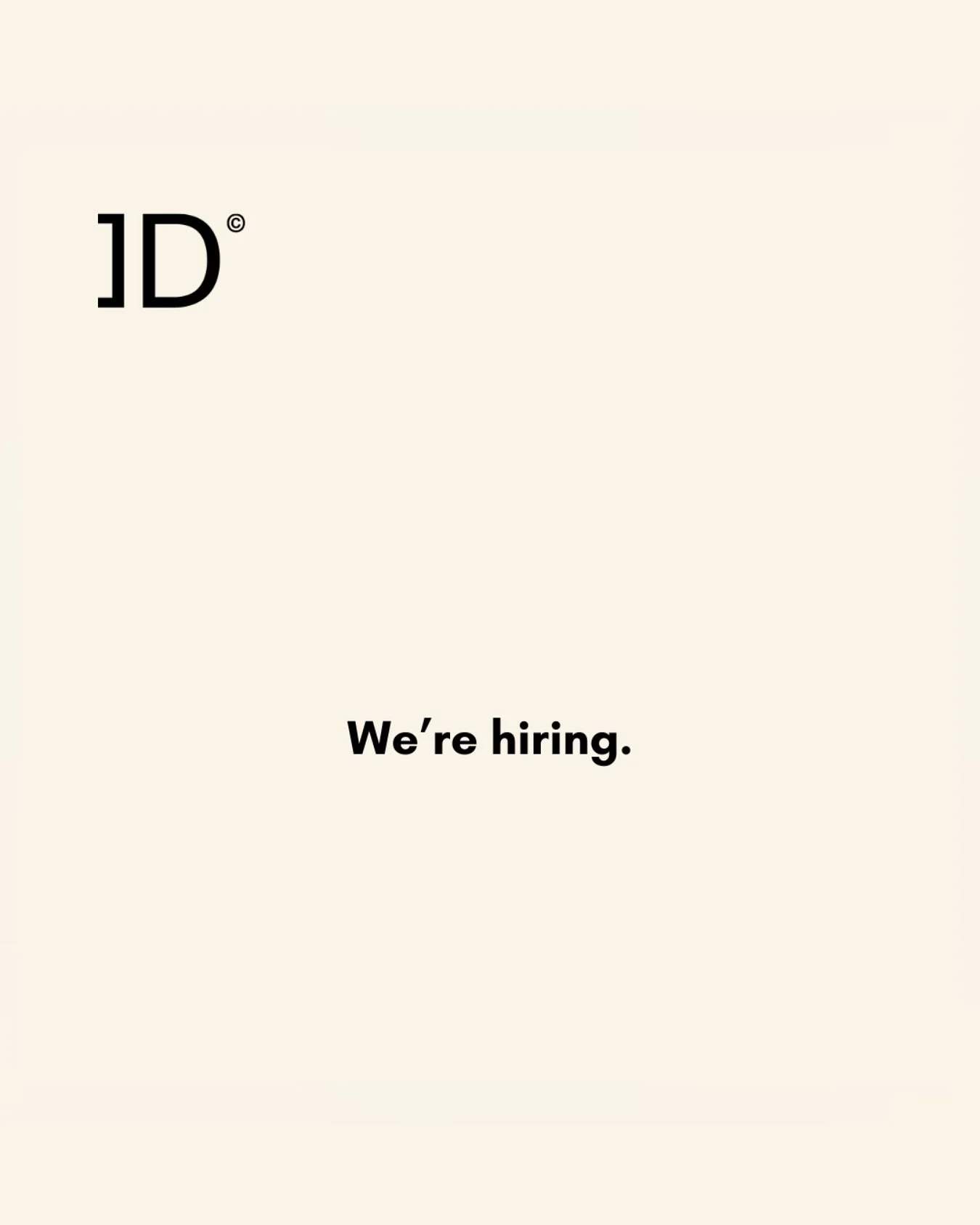 WE&rsquo;RE HIRING 🙃 
If you&rsquo;re passionate about storytelling, content creation, and building community online, we&rsquo;d love to hear from you.
Apply today and join our growing team.

[ CV &amp; Portfolio ] info@insertidentity.com