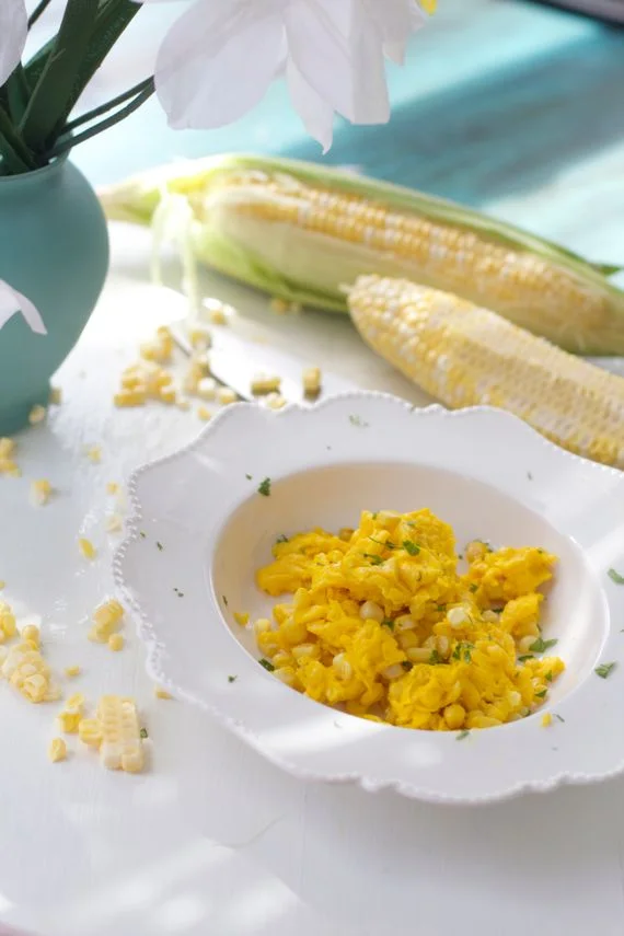 Sweet Corn and Eggs 