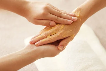 Some Teacher Self Love? Honey Sea Salt Hand and Foot Scrub.