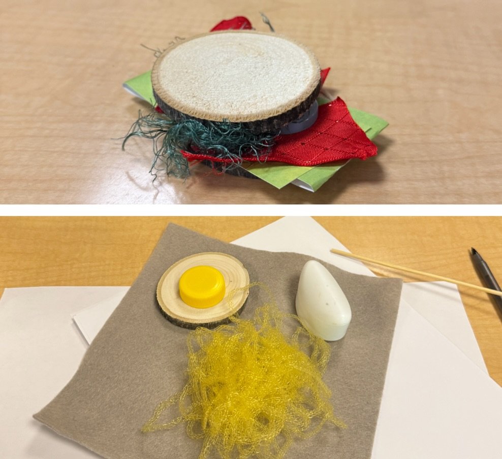 Is that a sunny side up egg on toast or a bottle cap, wood slice, &amp; a deodorant top!? Our recent professional development session at Bank Street Head Start centered on supporting children&rsquo;s relationships with food in meaningful, development