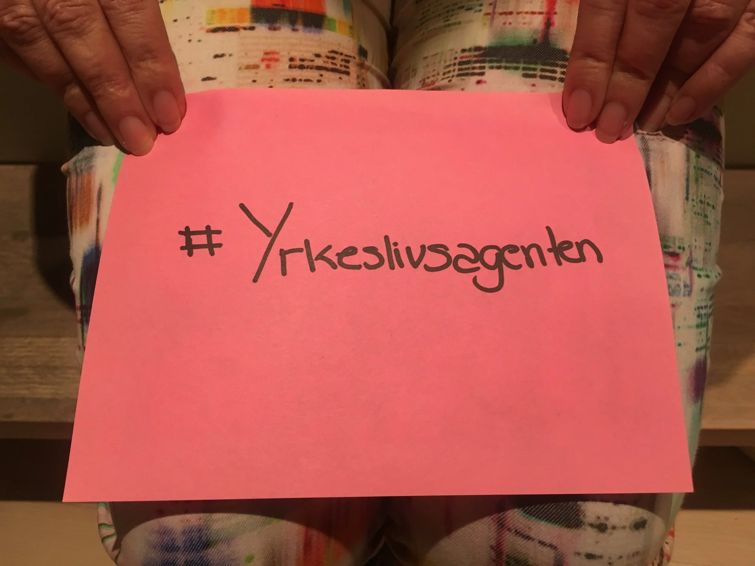 Nu kommer jag ut. Som Yrkeslivsagenten.  