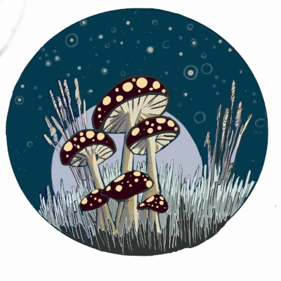 Drawlloween 2018-Mushroom