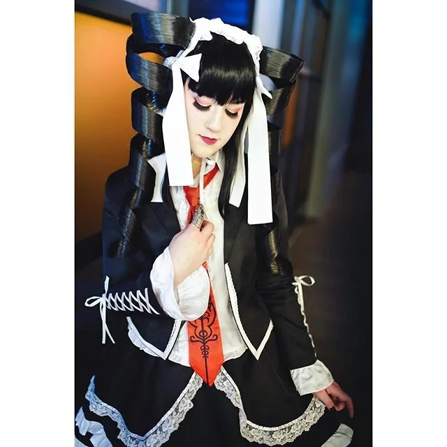 💀💀💀
.
.
Model: @k_thomas5992 
Series: Dangan Ronpa
.
How amazing does @k_thomas5992 look here as Celestia?! I can&rsquo;t believe it. This costume was a lot of fun to shoot and definitely gave me those fun goth Lolita vibes ✌🏻
.
#cosplay #cosplay