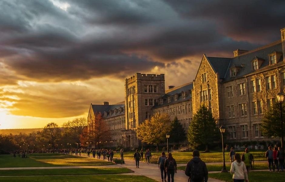 Storm on campus