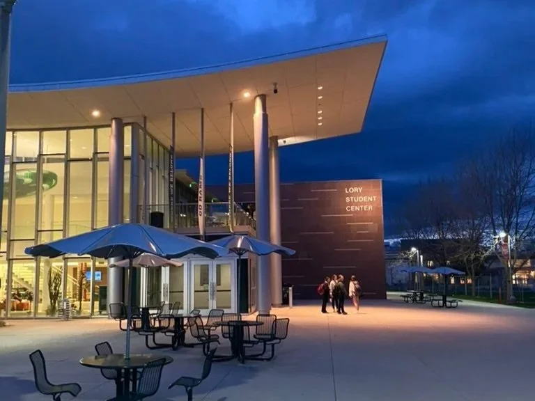CSU Student Center at Night