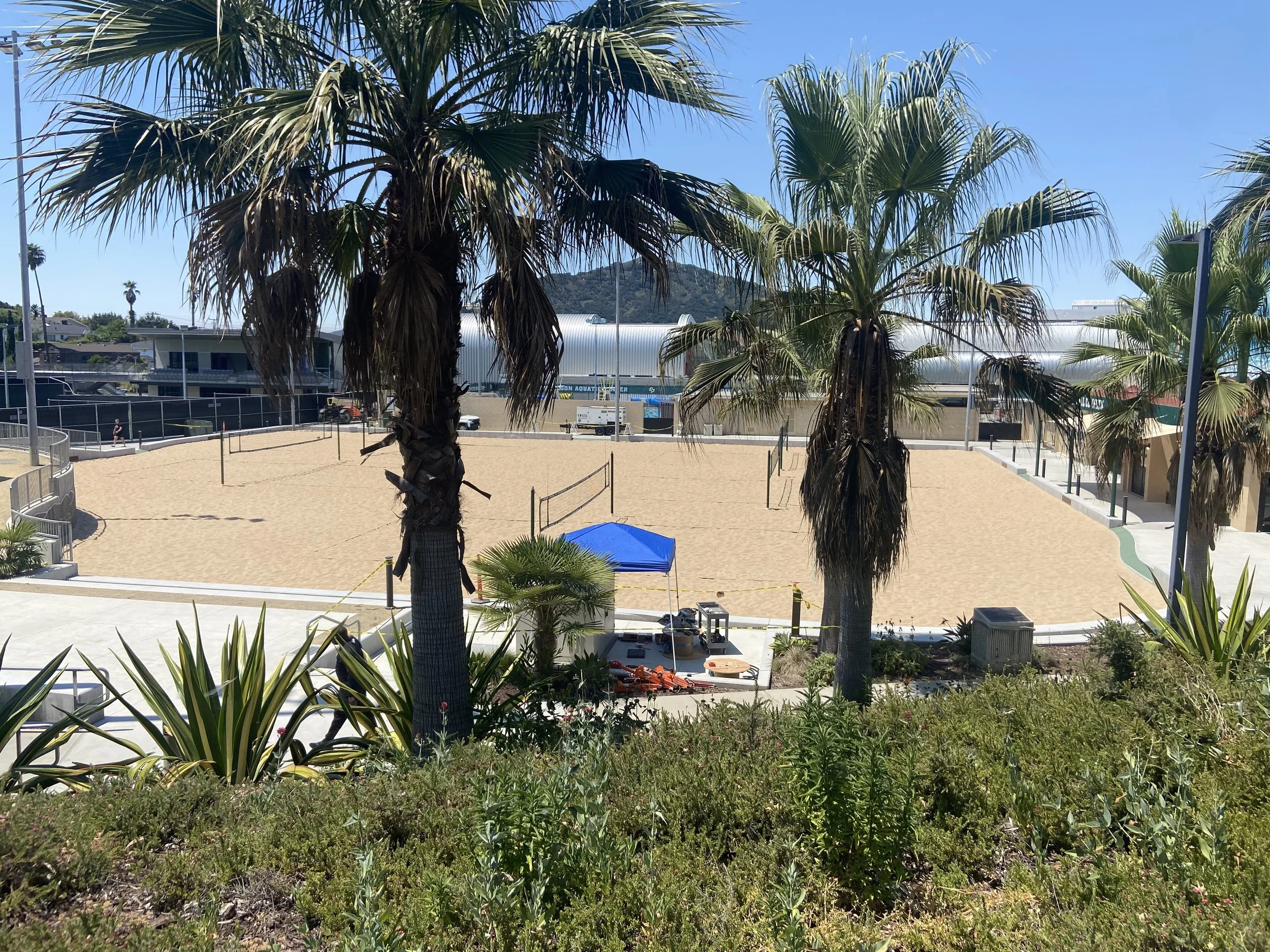 Cal Poly SLO beach volleyball court