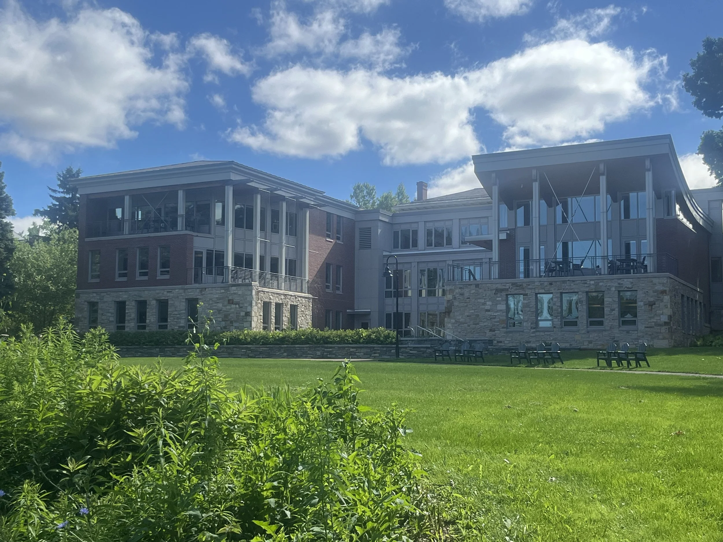 A building at Champlain College
