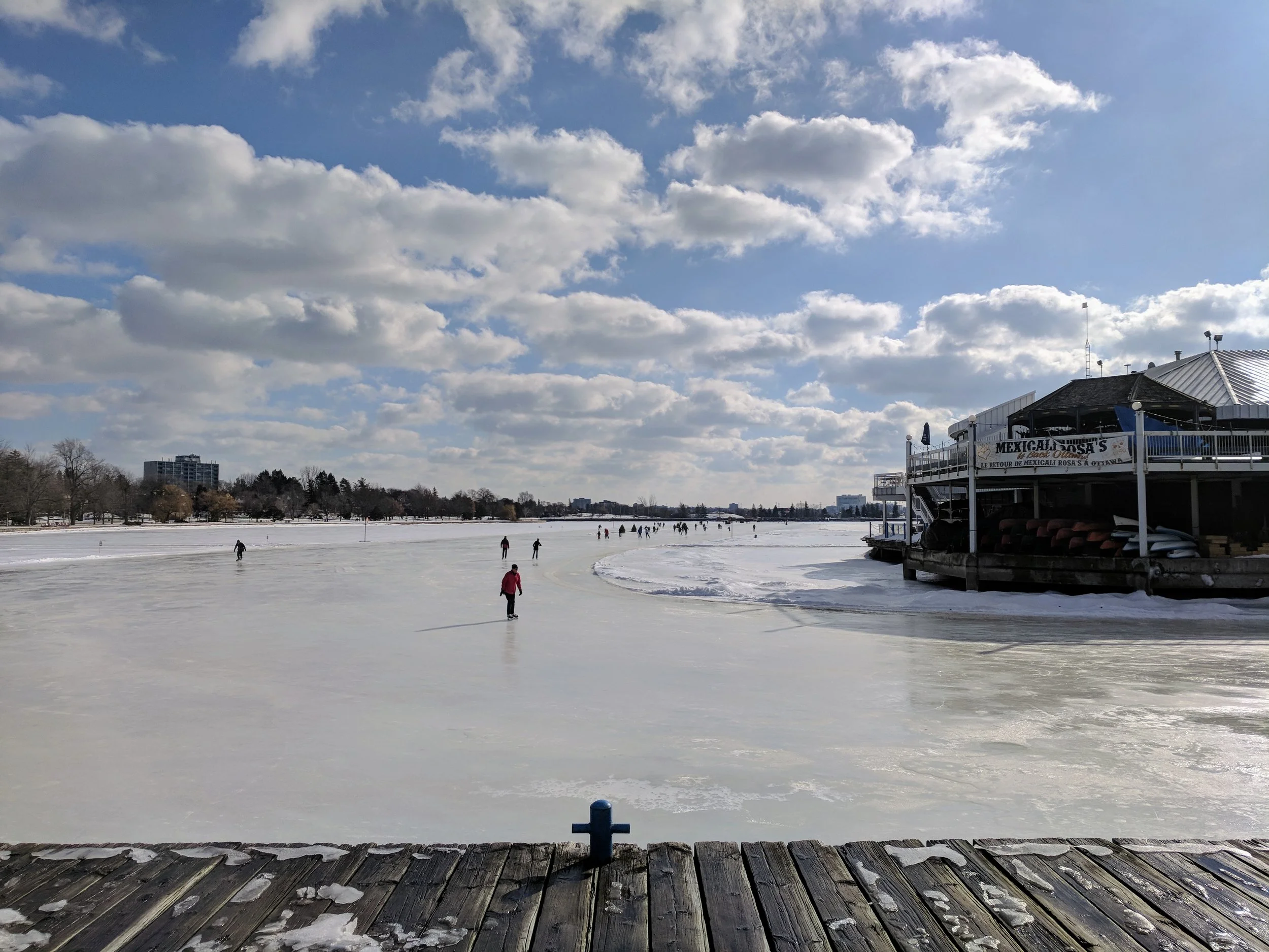 The skateway from Dow's Lake