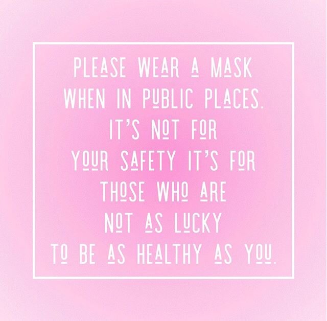 PSA: We are all in this together 😷💞😷 #stayhealthy #commonsense #wearthemask #pandemic #newyorkcity #newyorkers #thatmasklife #immunocompromised #healthiswealth #stopthespread #stopthespreadofcovid19 #masks4all