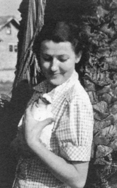 With Tipi (ca. 1954)