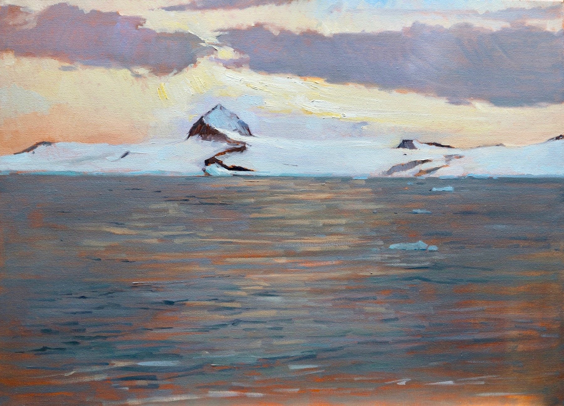 'Antarctic sunset'
