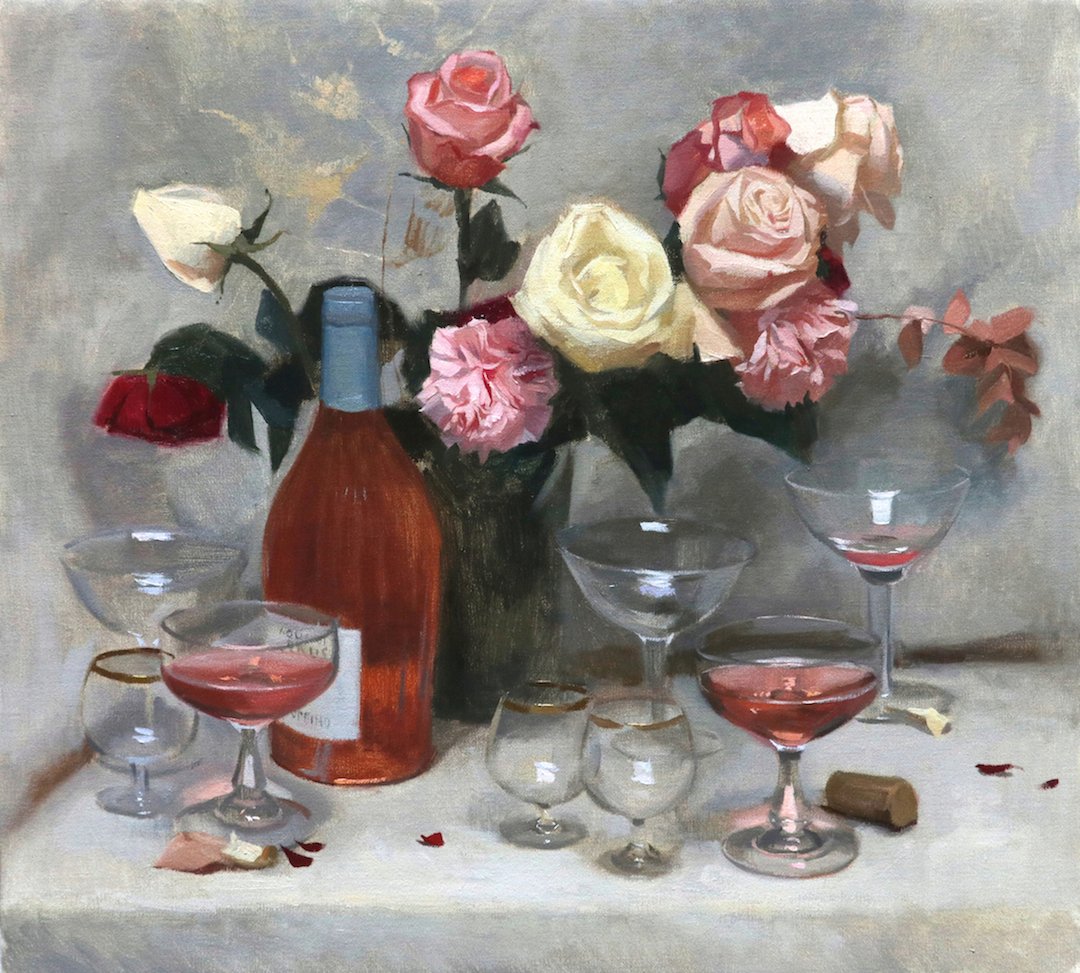 'Rosé and roses'