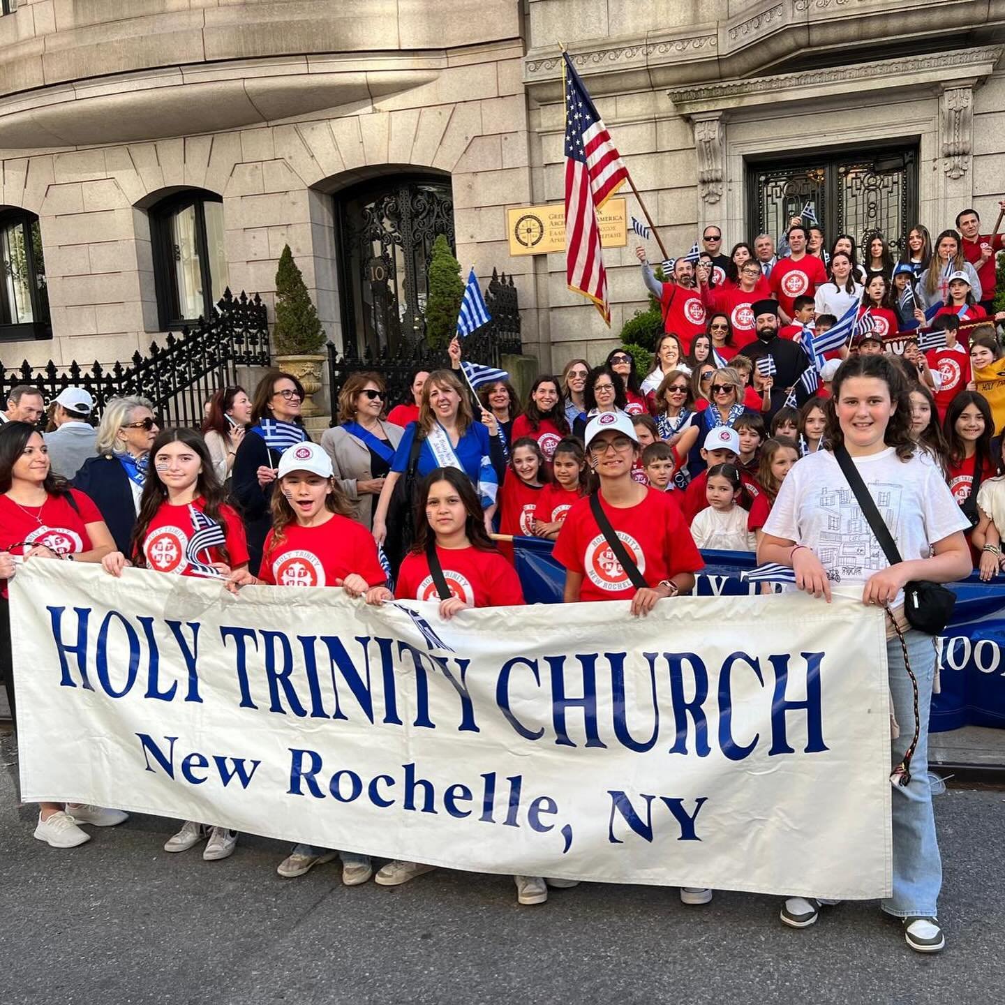 Holy Trinity marching down 5th Ave in this year&rsquo;s Greek Independence Day Parade!