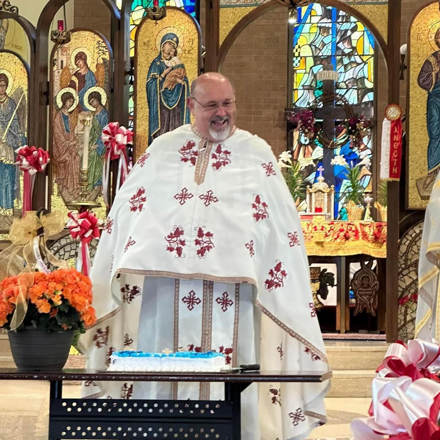 Today, Fr. Nick marked the 40th anniversary of his ordination to the Holy Priesthood. He was ordained at the St. Sophia Greek Orthodox Church in New London, Connecticut by the then, Bishop Methodios of Boston (now Metropolitan Methodios of Boston). 
