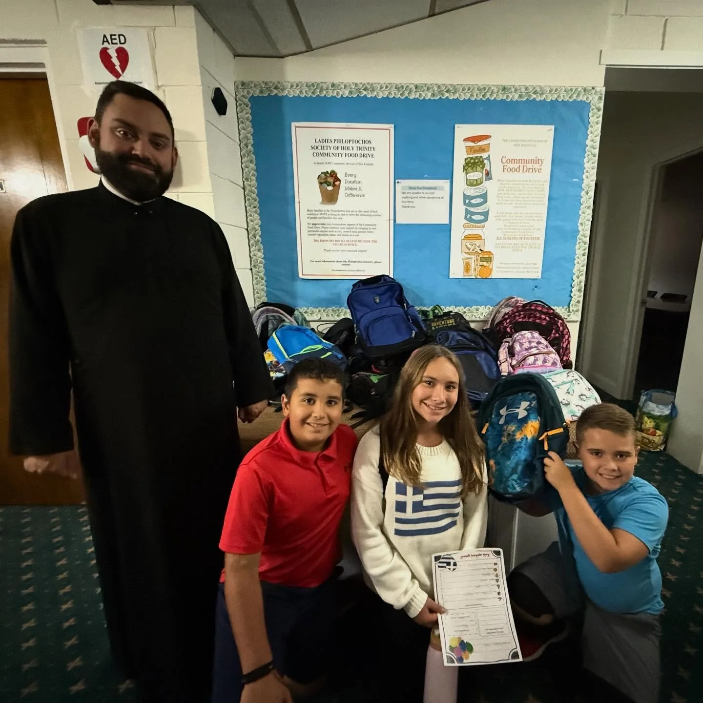 Our JOY group is shining bright! ✨
This past month, under the direction of our JOY Director Barbara, our kids not only sponsored the Soup Run Ministry to the homeless, but also organized a book bag drive, donating 20 gently used and new backpacks fil