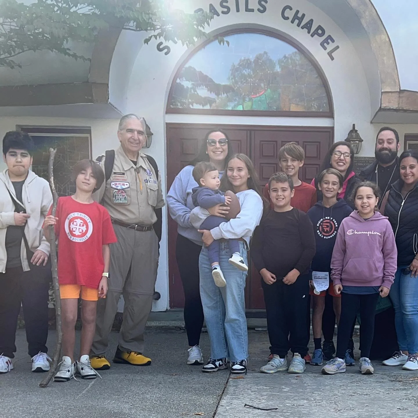 A beautiful Fall day at @saint.basilacademy ! 🍂 Fr. Demetrios, together with our Youth Ministries and advisors, were invited to join in the annual Walk-a-Thon. 

The day began with an Agiasmos, followed by a campus walk, cookout, great food, games, 