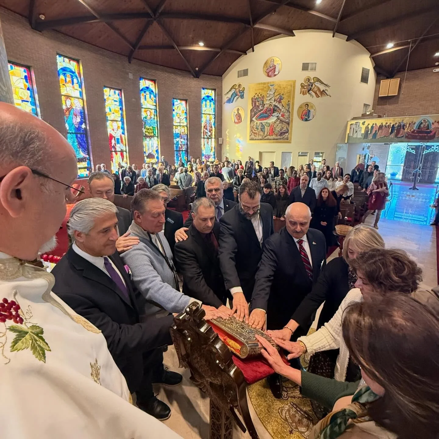 The Oath of Affirmation was administered to the Holy Trinity 2026 Parish Council at the conclusion of this morning&rsquo;s Divine Liturgy. We also blessed and distributed the Parish Vasilopita! Elected to the Executive Board for this term were : Geor