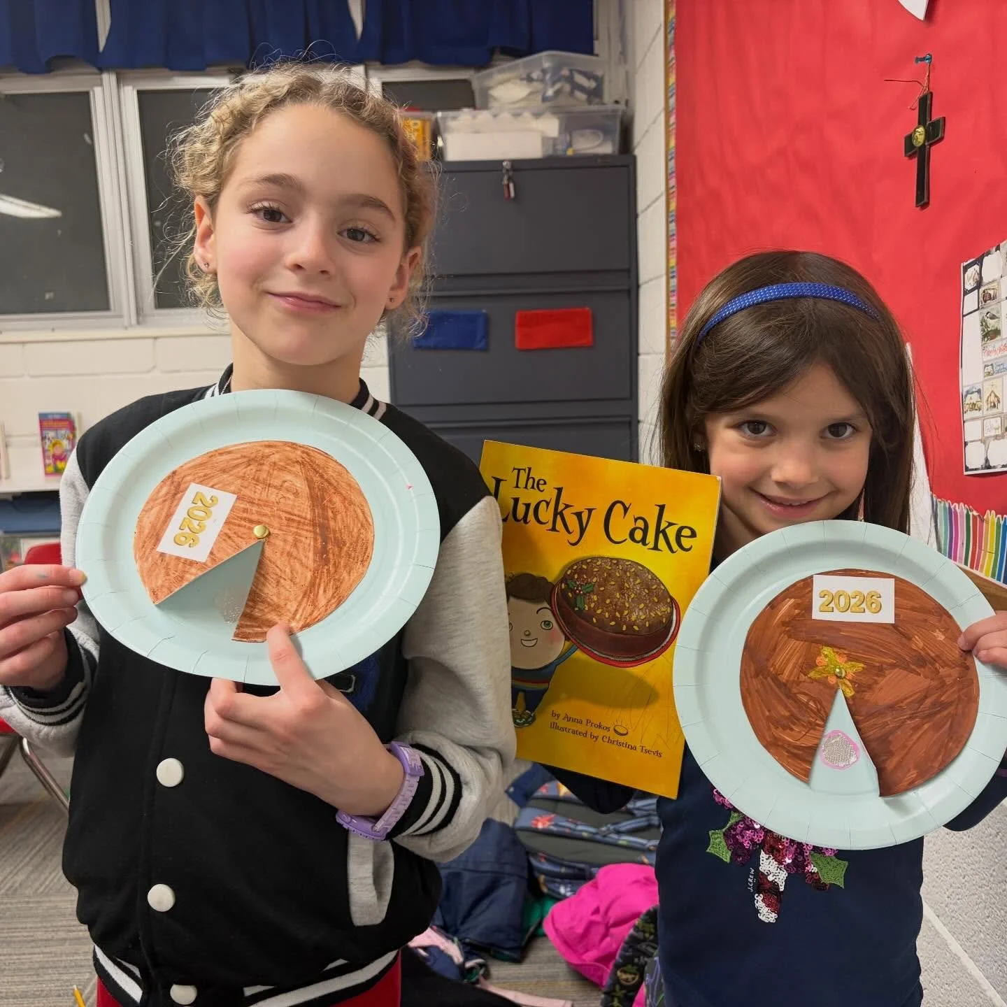 Our HOPE ministry had a blast learning about Vasilopita and St. Basil's life, and took their new knowledge to the next level with a fun craft where they designed their very own Vasilopita!