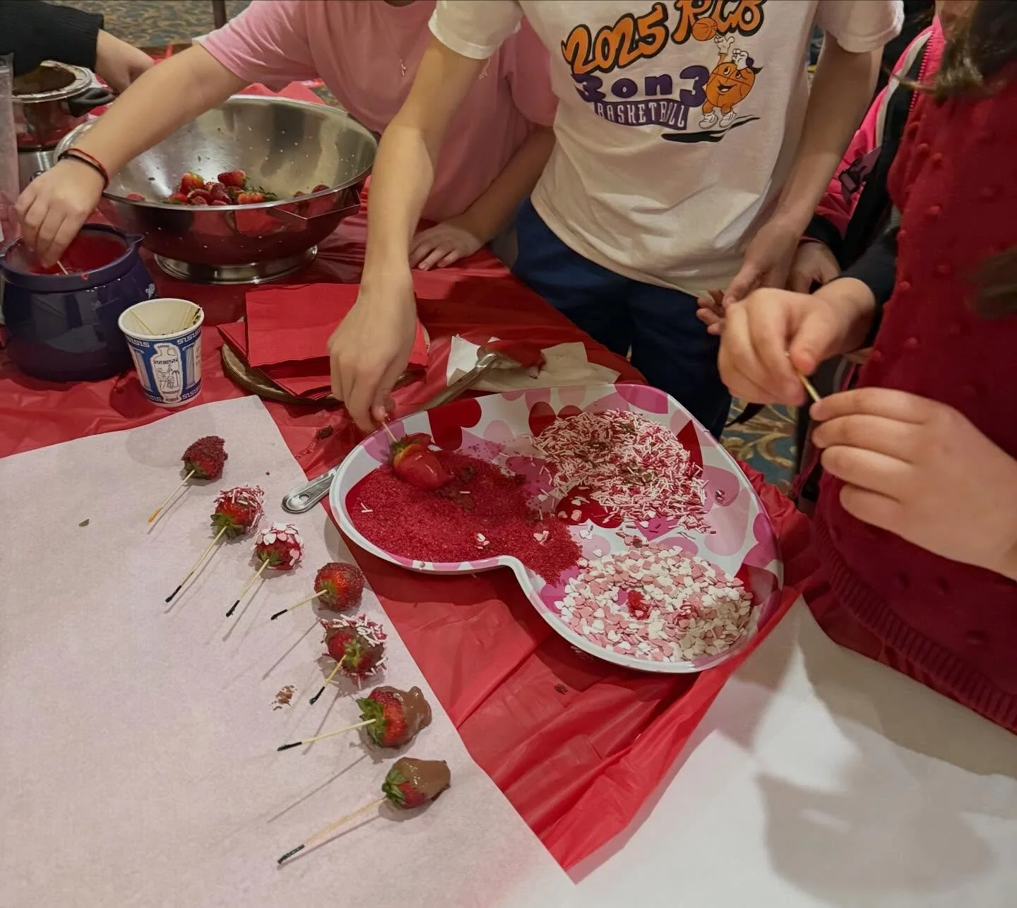 💖 Happy Valentine&rsquo;s Day from our JOY Ministry! 💖

Last evening was filled with joy, laughter, and love as our JOY ministry gathered for a beautiful Valentine&rsquo;s celebration. Fr. D shared a heartfelt talk on what true love looks like in C