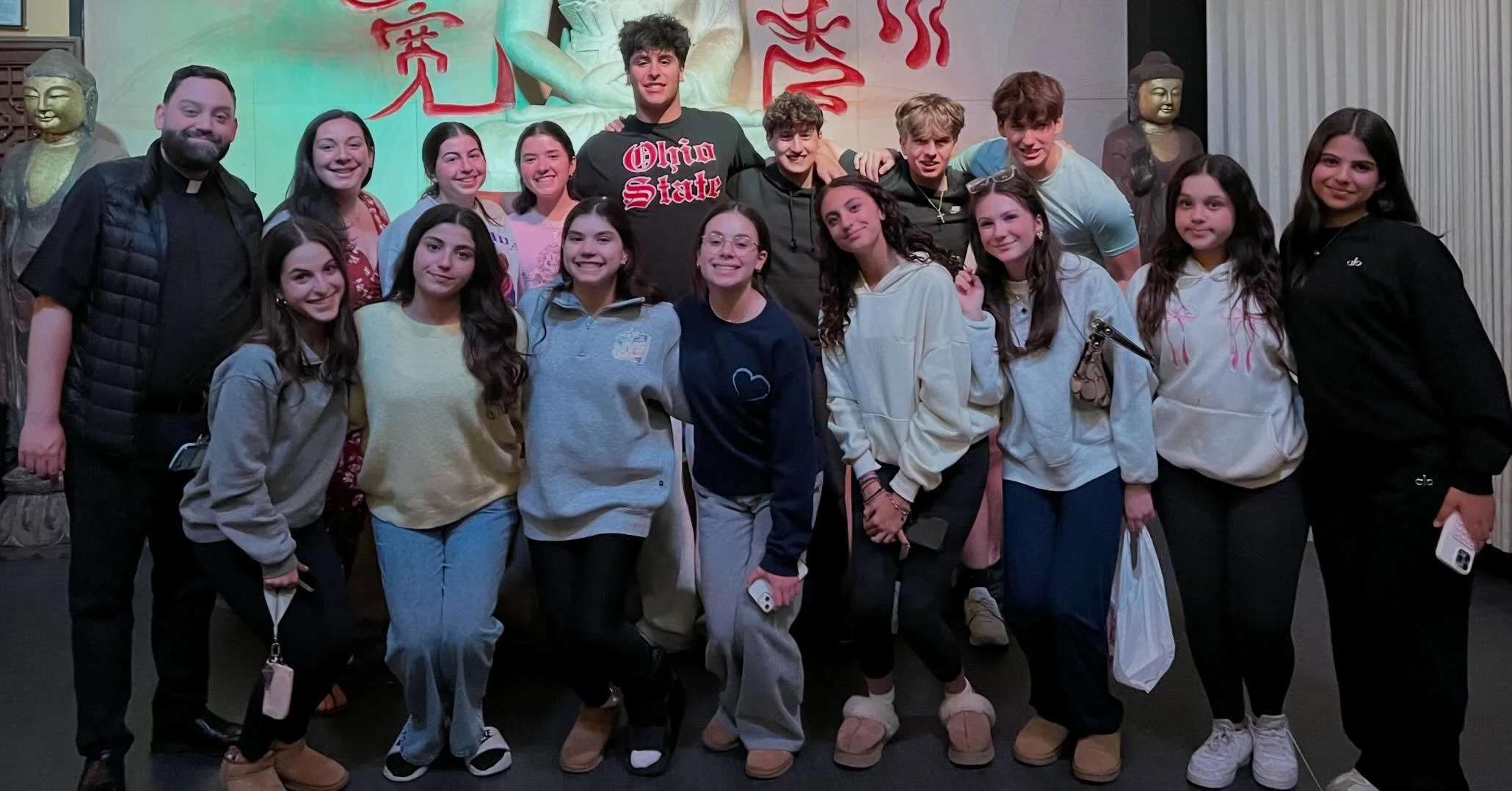 GOYA Hibachi Night at Buddha in Rye Brook 🔥🥢

Good food, lots of laughs, and a really fun night with our GOYA group. The kids had a great time together and the hibachi show did not disappoint!

Thanks to everyone who came out!