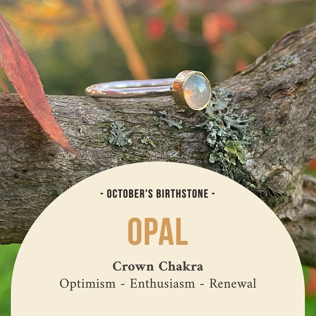 OCTOBER&rsquo;S BIRTHSTONE ~ OPAL 🤍

Used throughout the ages to enhance intuition, October&rsquo;s birthstone opal is said to help us increase psychic powers, and attain a higher consciousness. Its subtle shimmer will give you an effortlessly elega