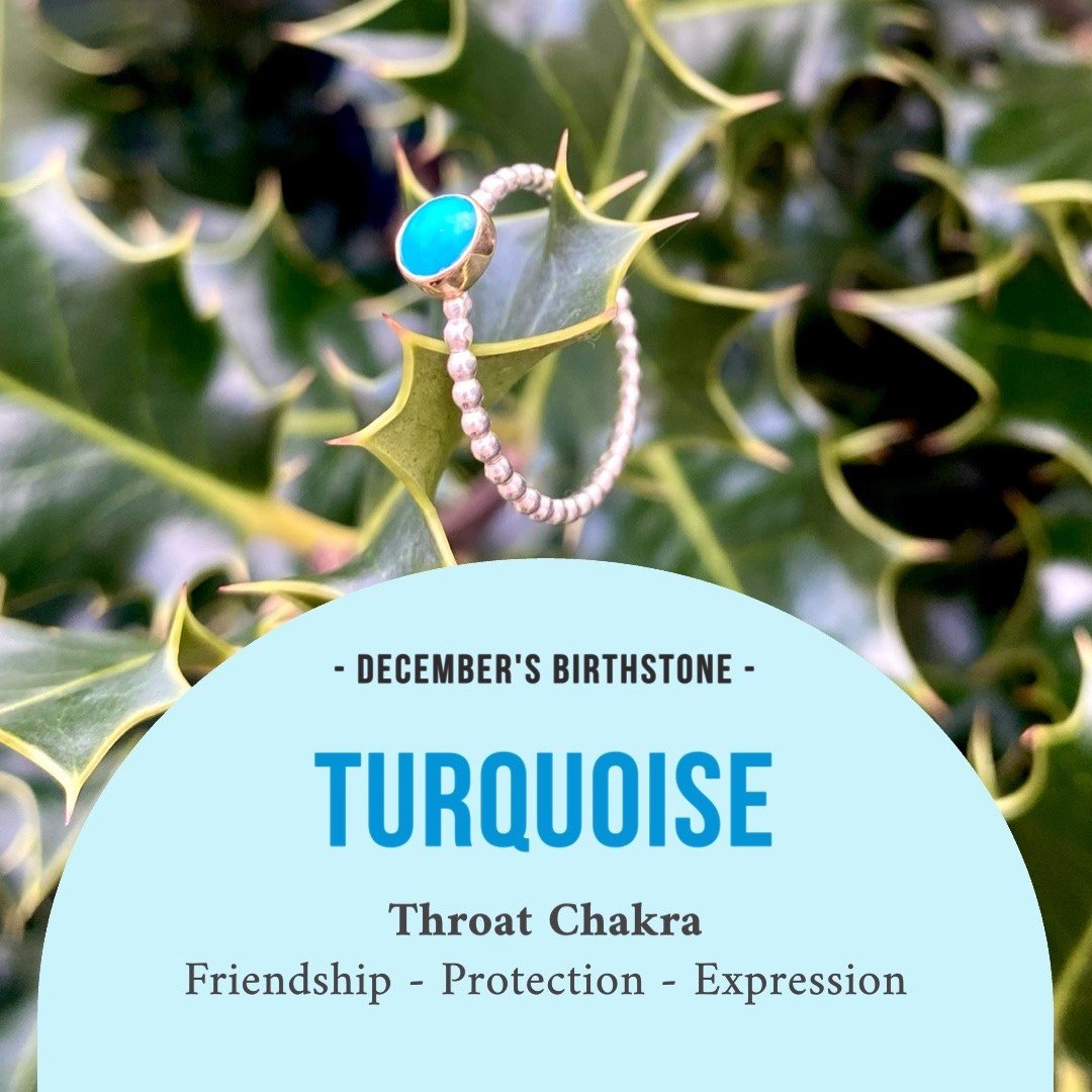 DECEMBER'S BIRTHSTONE ~ TURQUOISE 💙

Discover December&rsquo;s birthstone, turquoise, the ultimate friendship stone. Its properties are said to increase if given as a gift - perfect for Christmas gifting season, so you&rsquo;d better let Santa know 