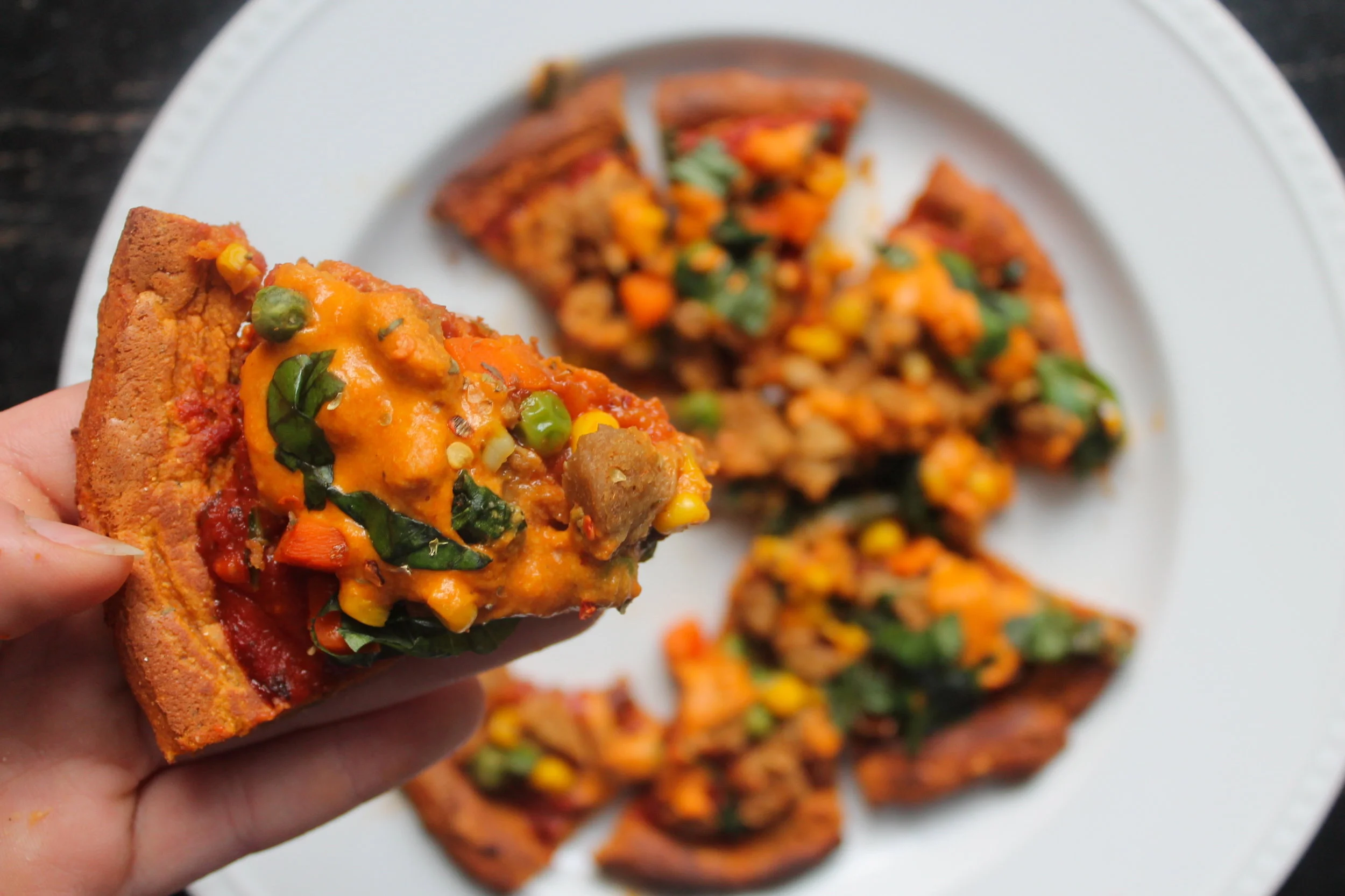 Three-Ingredient Mini Sweet Potato Pizza Crust