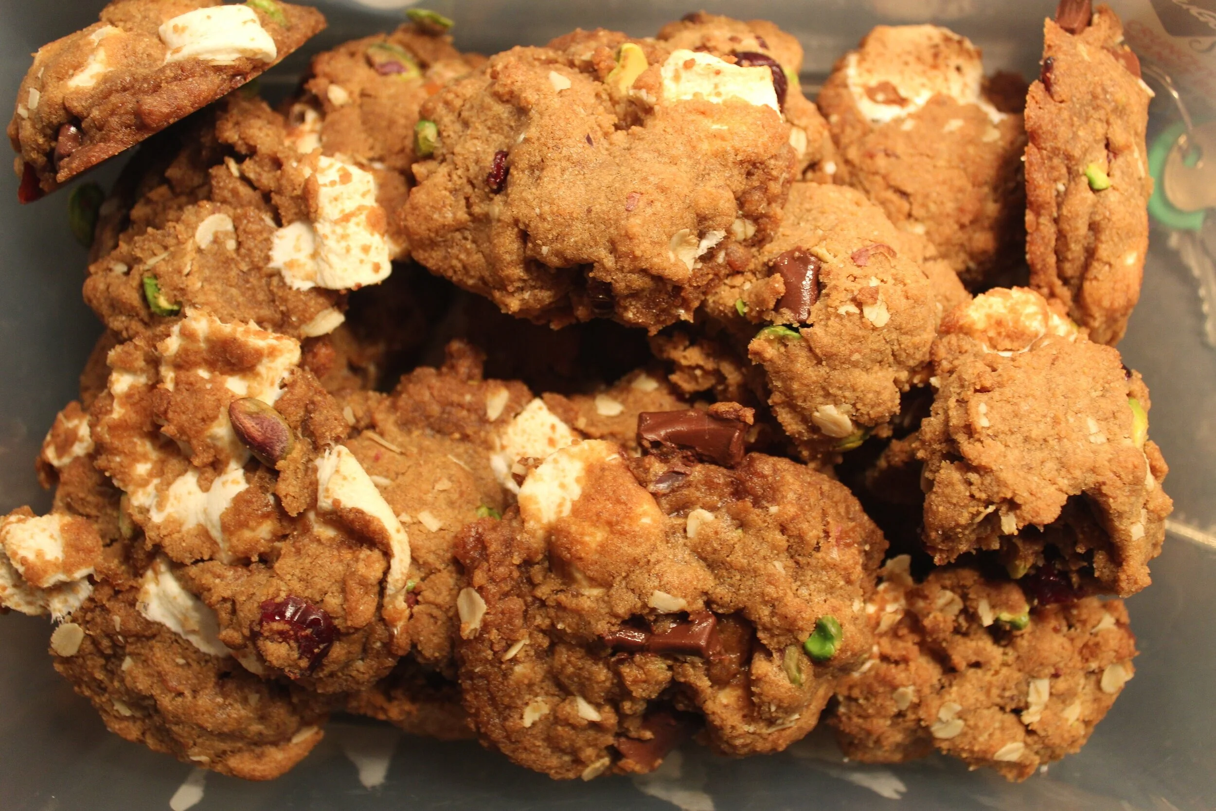 Graham Cracker Compost Cookies