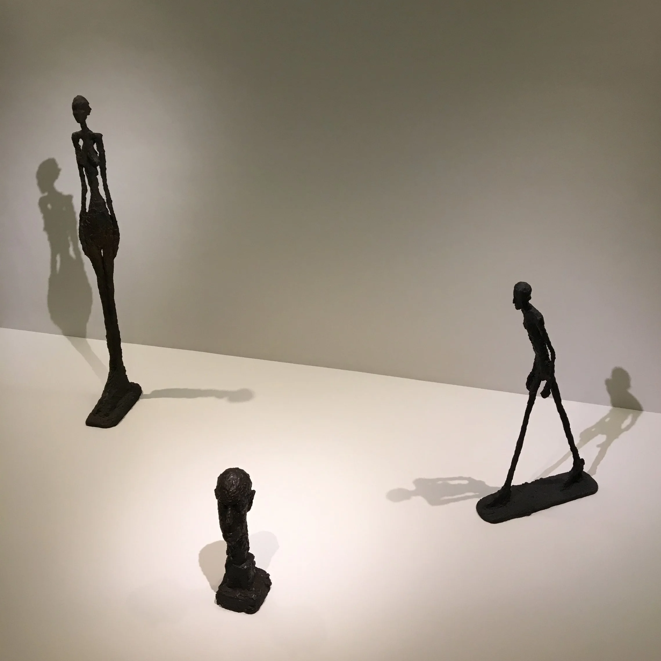 Giacometti at The Guggenheim Museum. Photo credit: Mara Vlatković