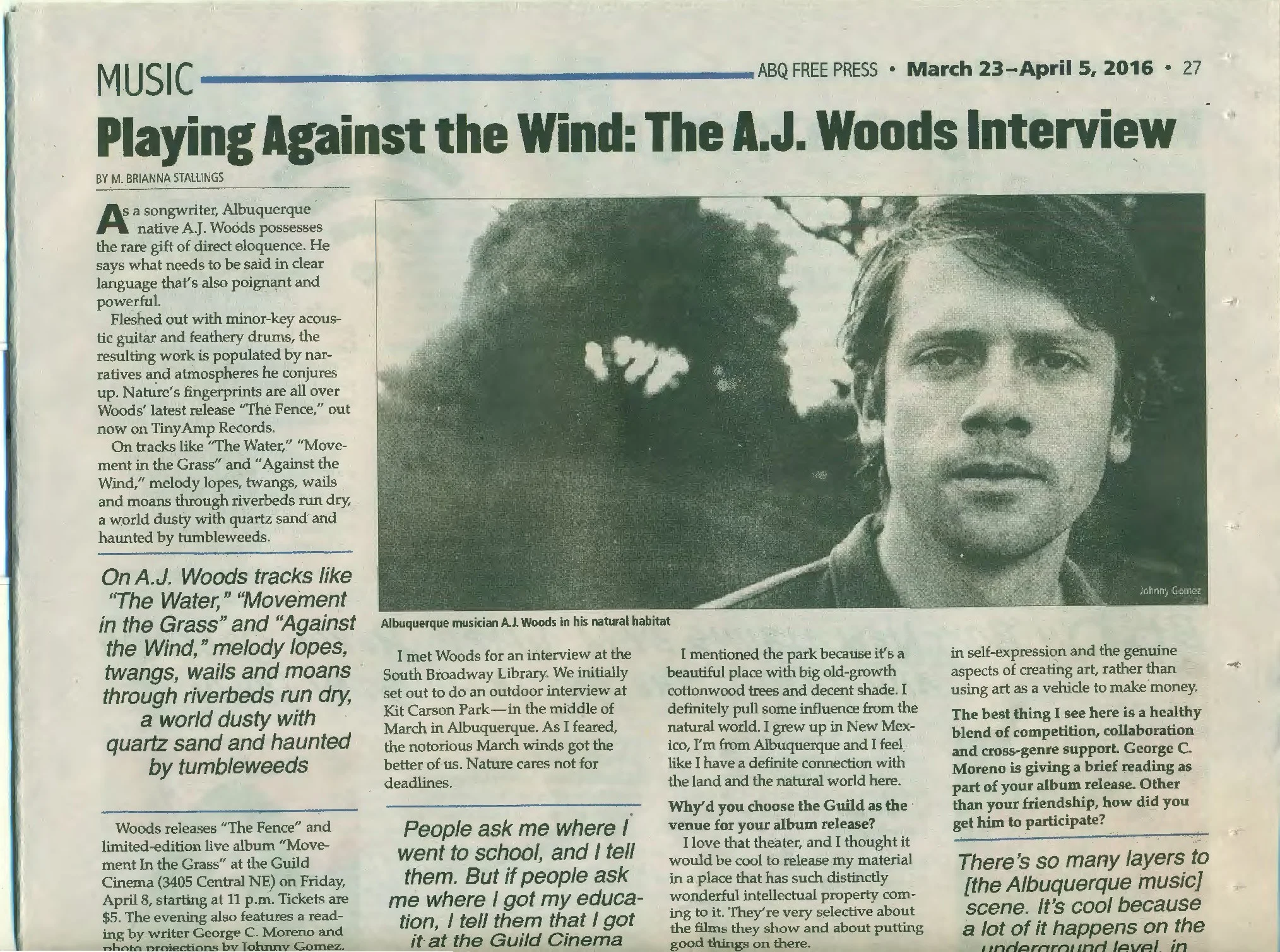 Press Aj Woods