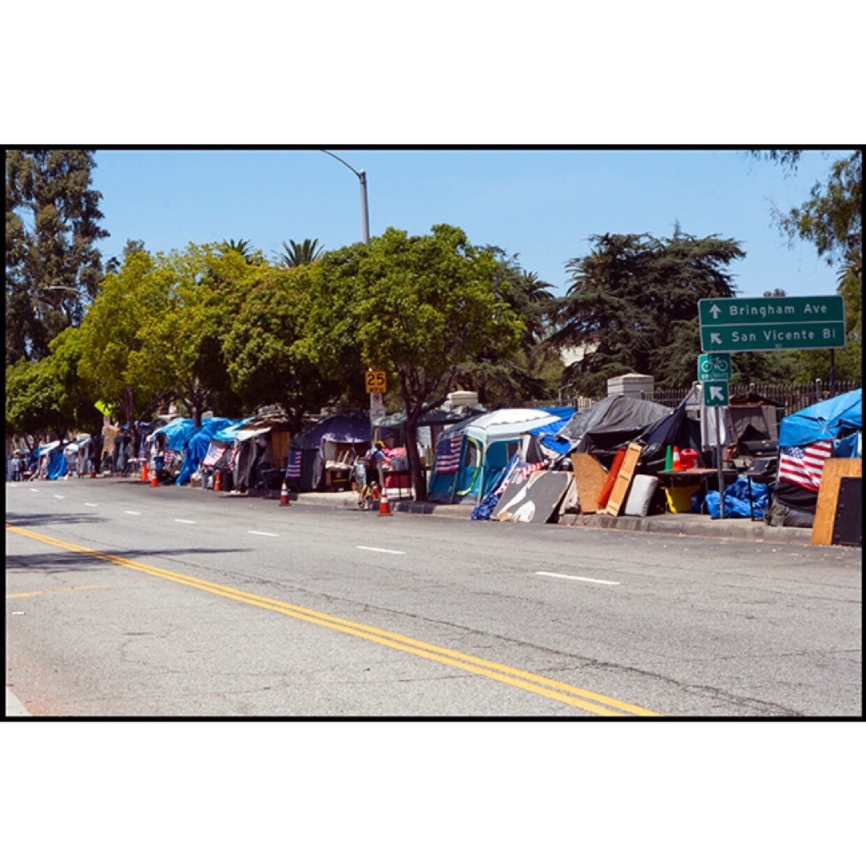 Title: ‘Homeless Vet Encampment’ | Location: Los Angeles | Year: 2021