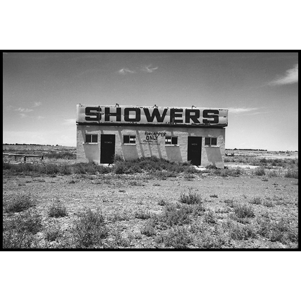 𝗧𝗶𝘁𝗹𝗲: 'Showers' | 𝗟𝗼𝗰𝗮𝘁𝗶𝗼𝗻: Desert, California | 𝗬𝗲𝗮𝗿: 1979⁠