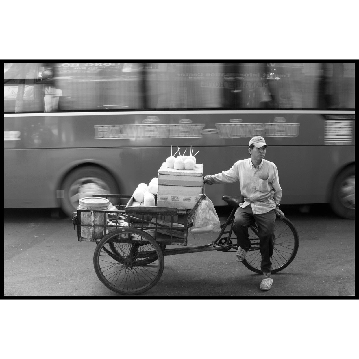 𝗧𝗶𝘁𝗹𝗲: 'Coconut Vendor' | 𝗟𝗼𝗰𝗮𝘁𝗶𝗼𝗻: Saigon, Vietnam | 𝗬𝗲𝗮𝗿: 2013⁠