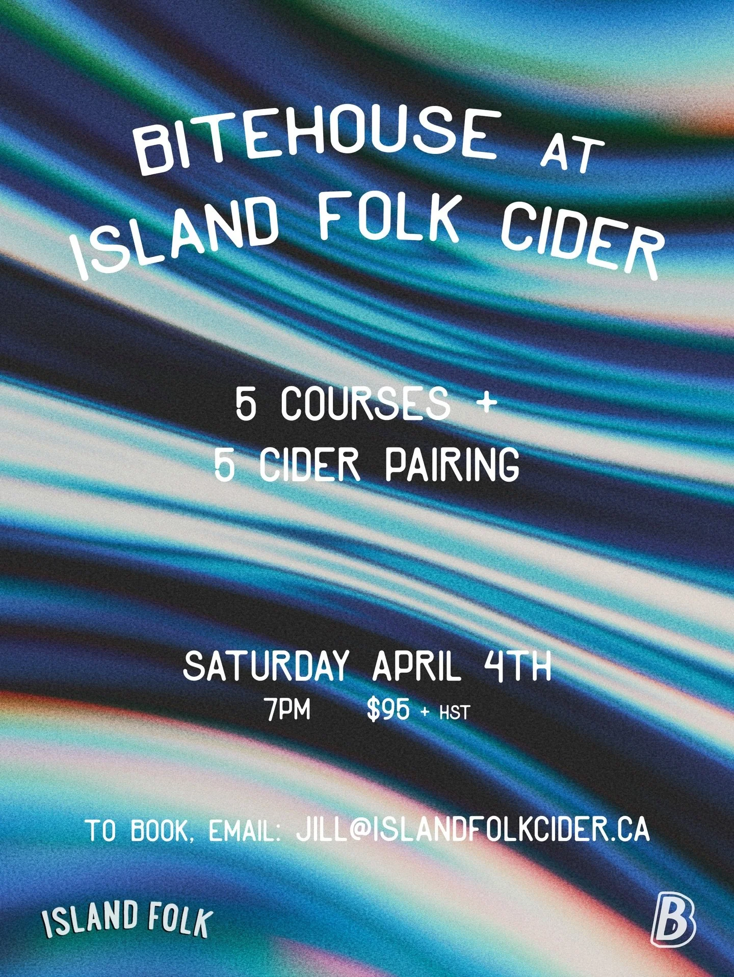 3 food events in April!

April 4th @islandfolkcider 
April 11th takeout
April 18th @bigsprucebrew 

Cheers and as always - thanks for the support!