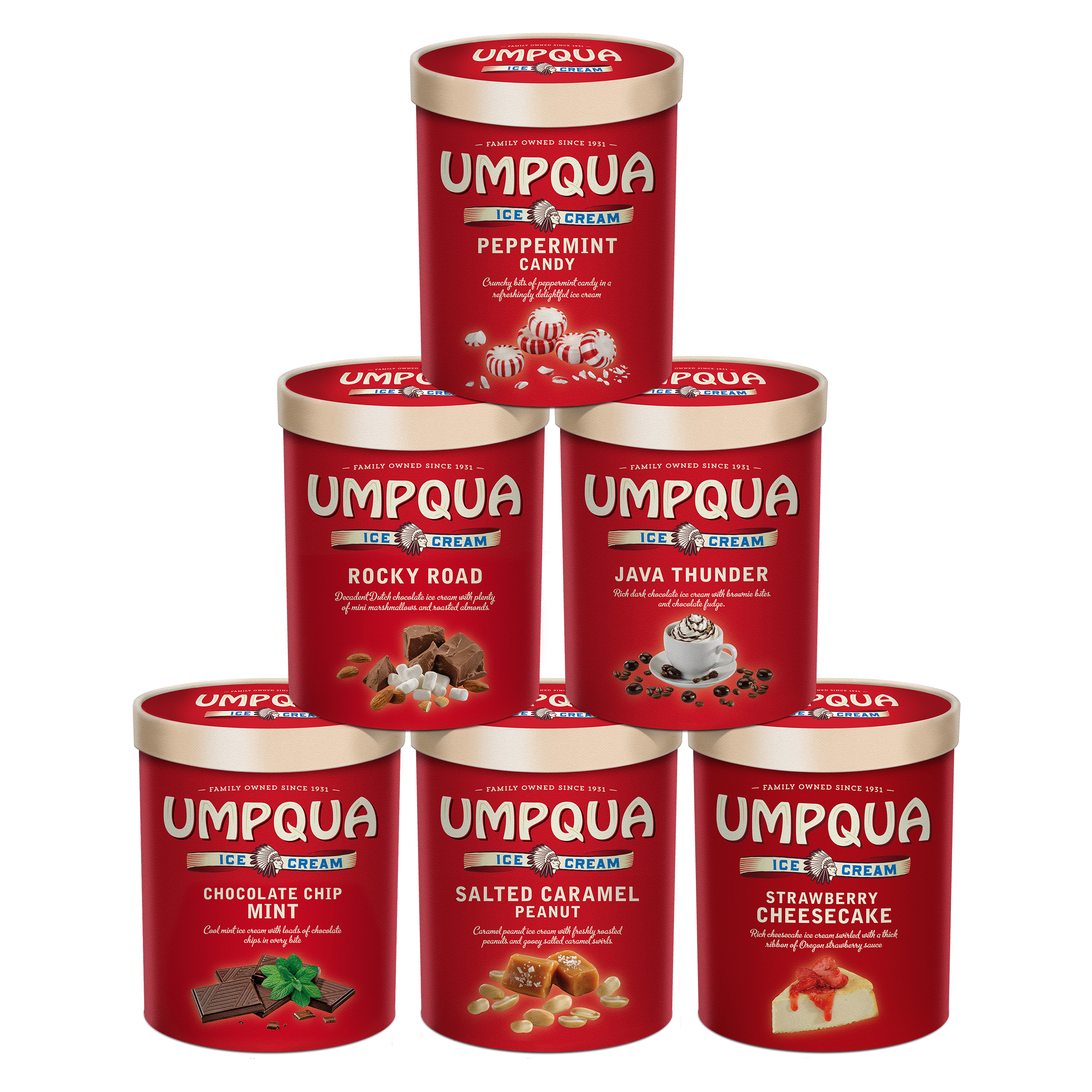  For the first time, Umpqua now has flavor specific images on each carton to help consumers easily choose their favorite from 25 flavors. 